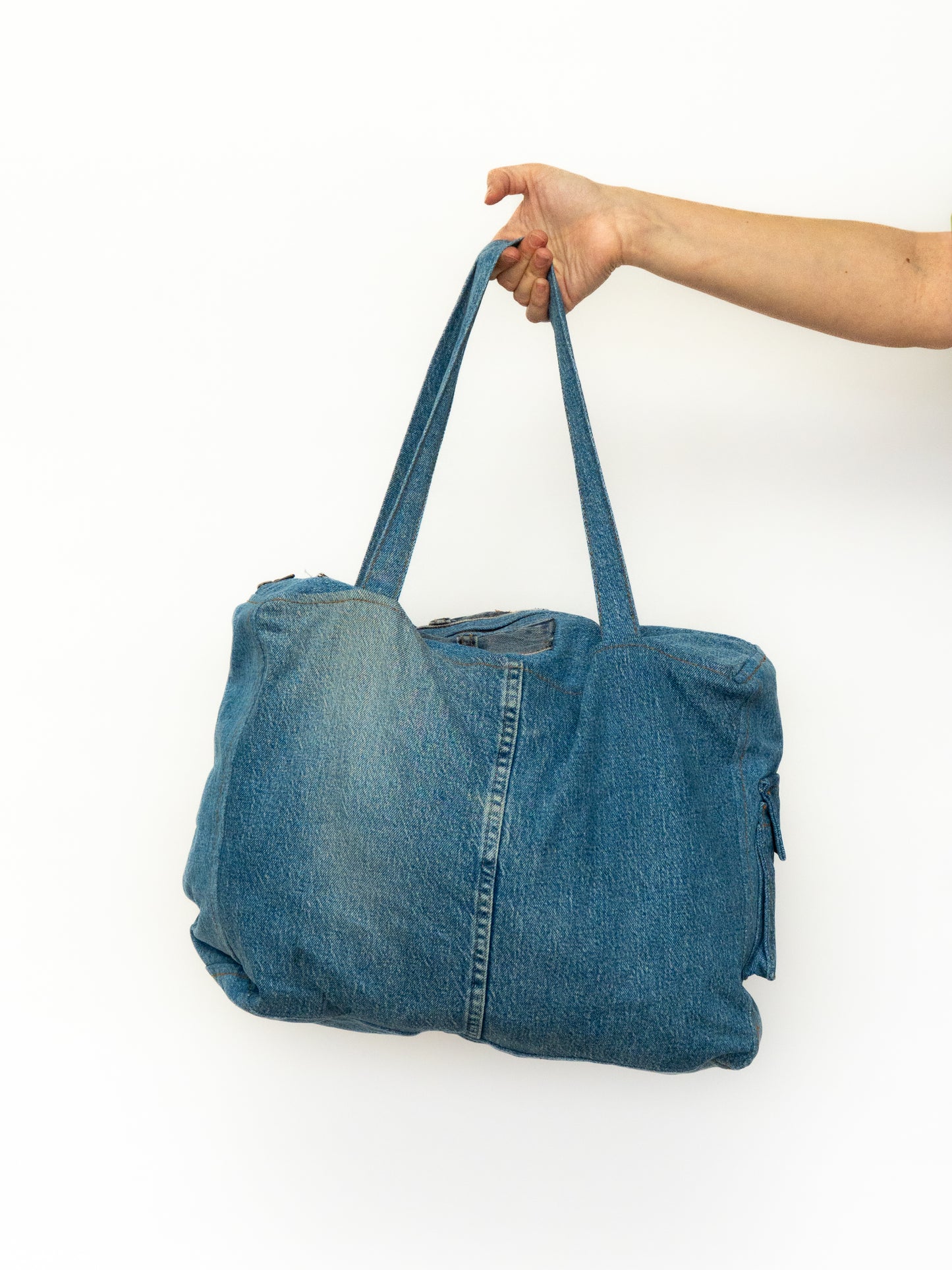 The denim duffle bag #3
