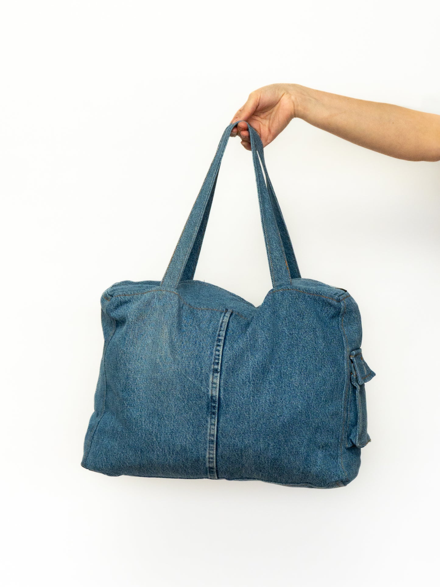 The denim duffle bag #5