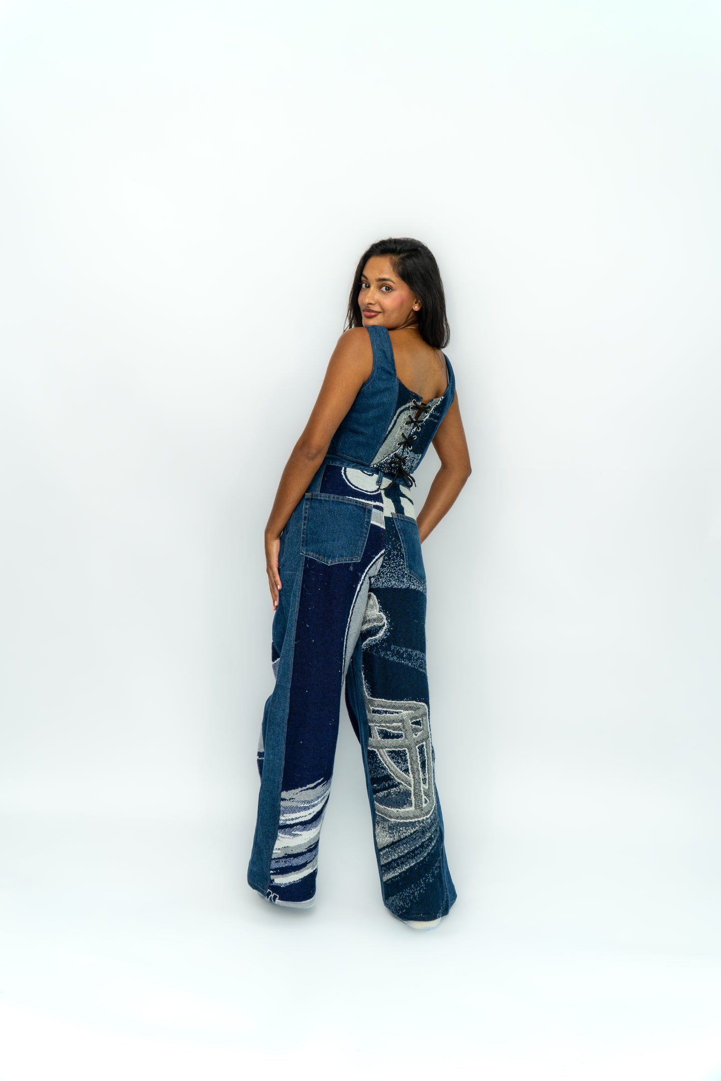 Tapestry corset top #6