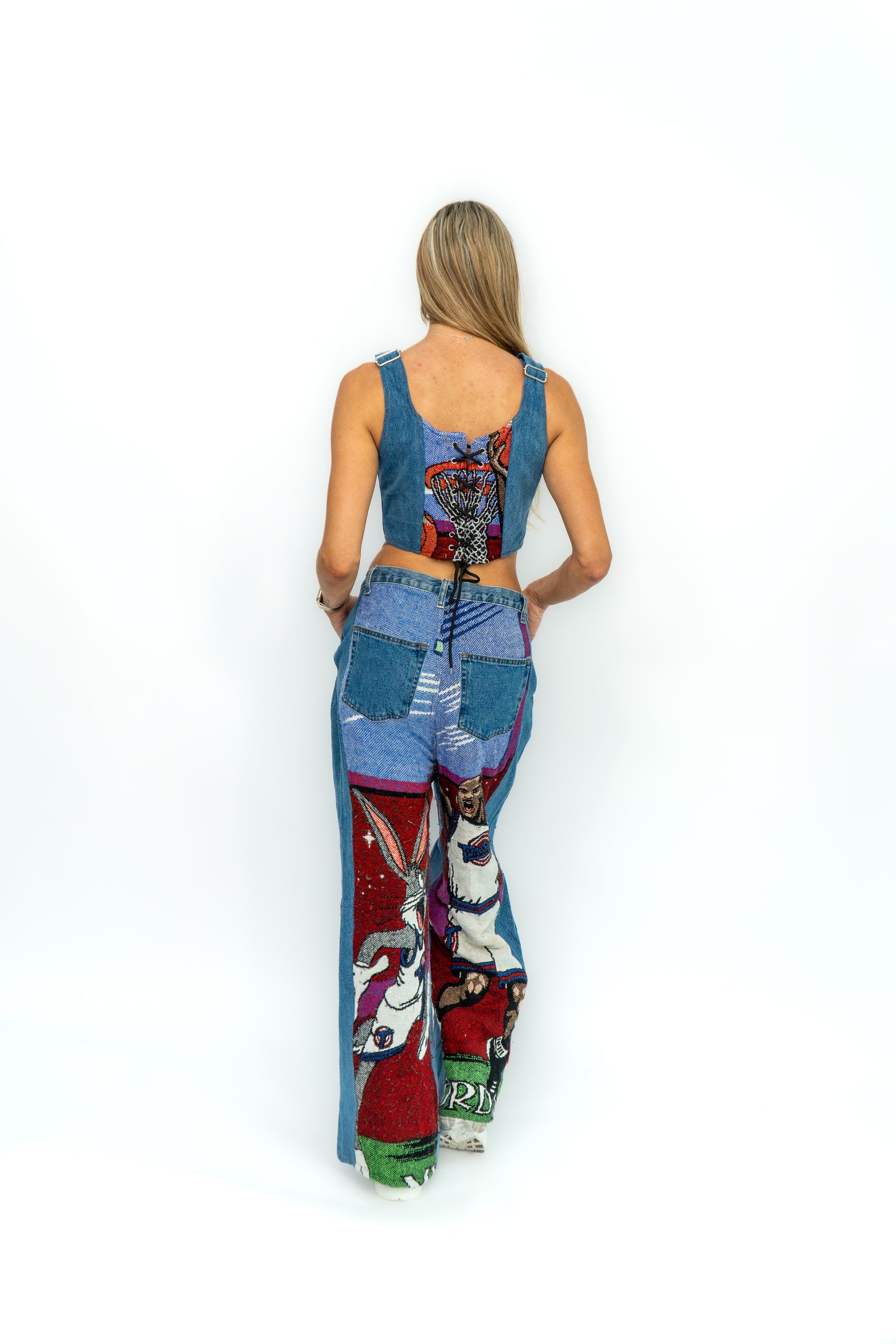 Tapestry corset top #16