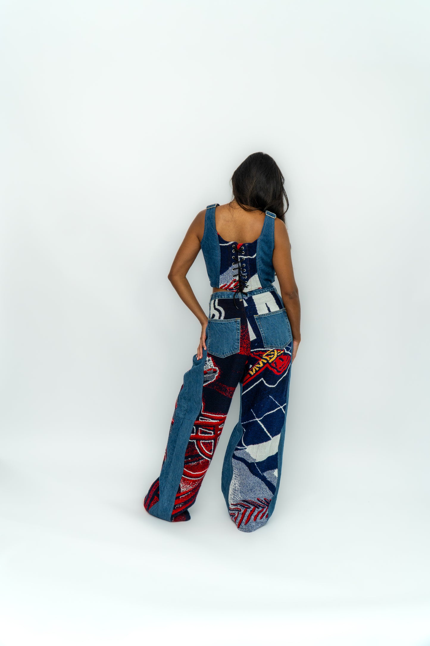 Tapestry corset top #12