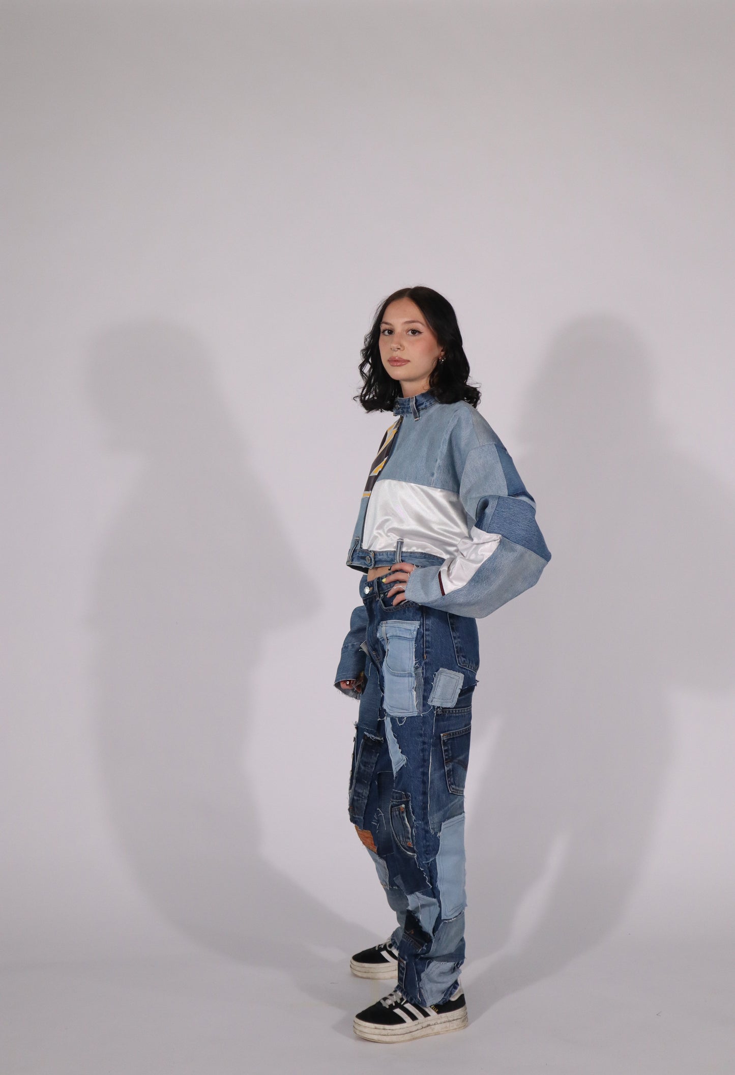 jeans patchwork