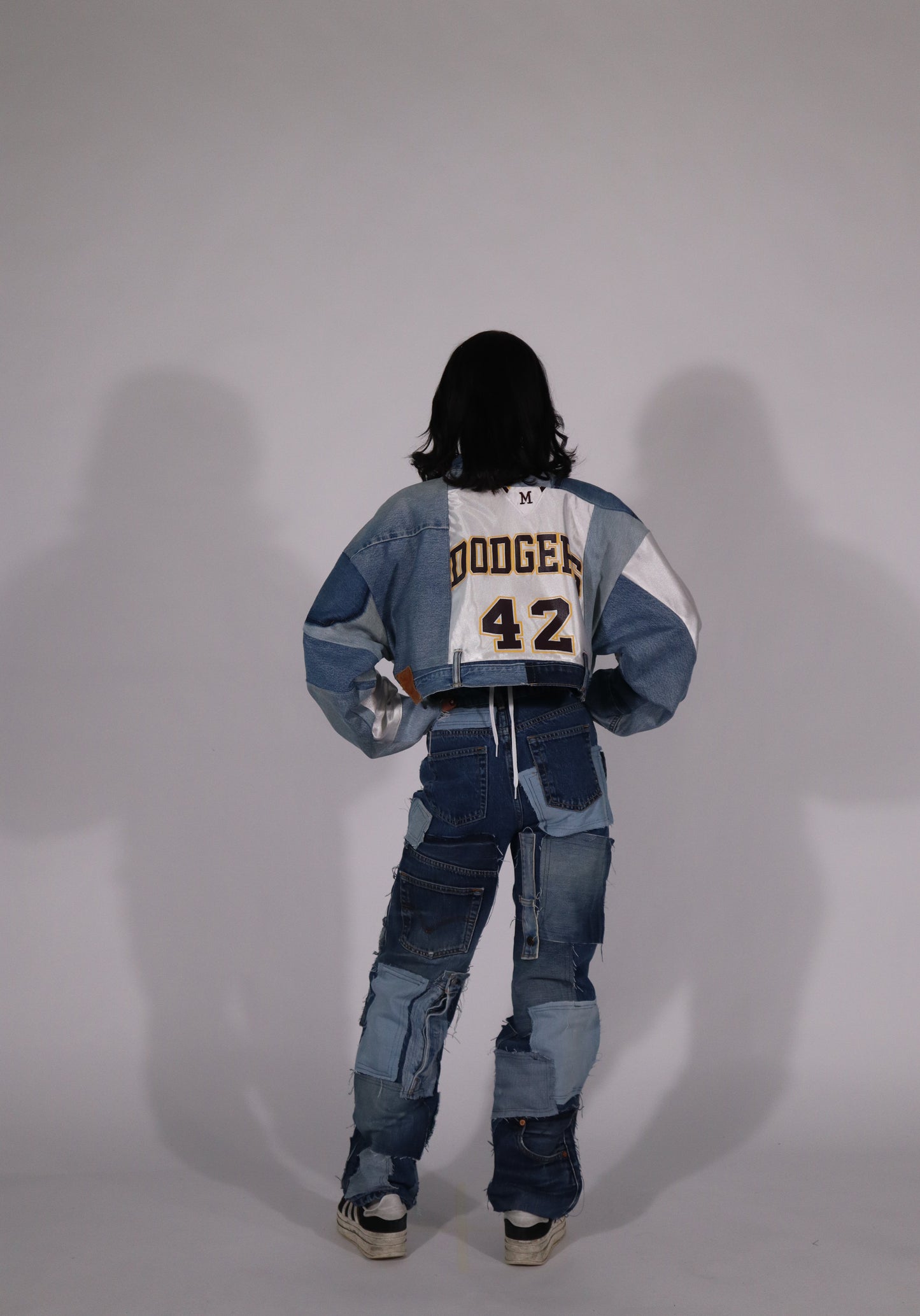 jeans patchwork