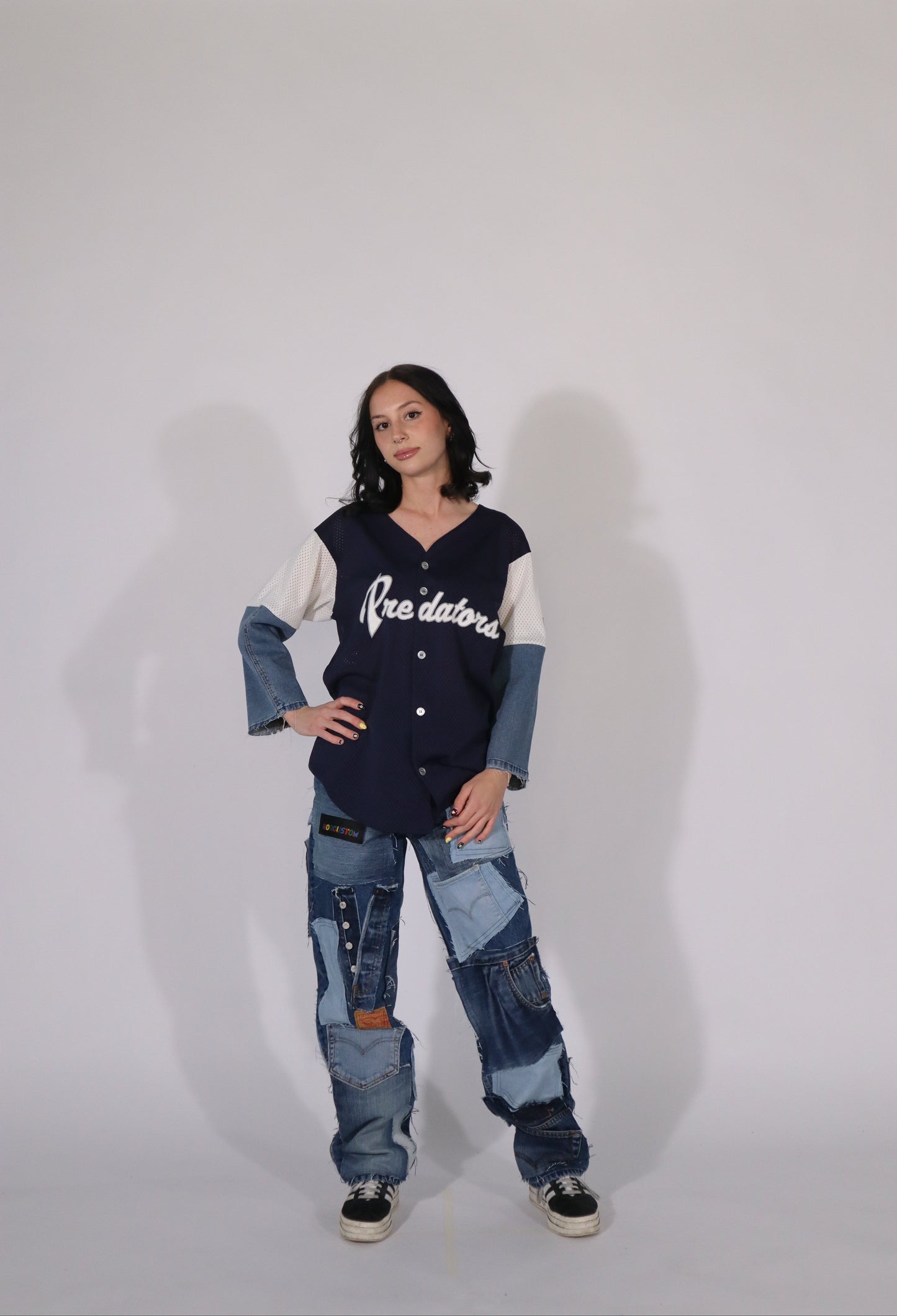 Jersey denim sleeve