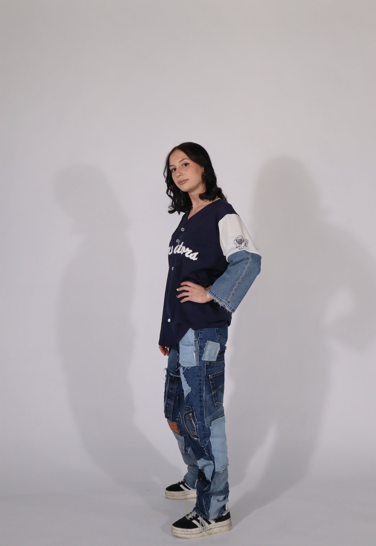Jersey denim sleeve