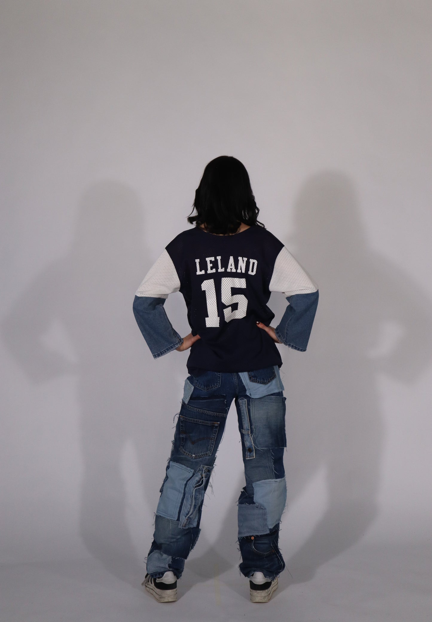 Jersey denim sleeve