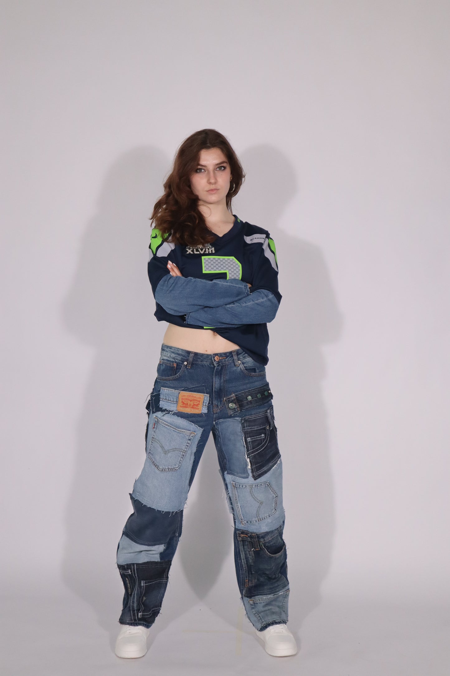 Denim jersey longsleeve
