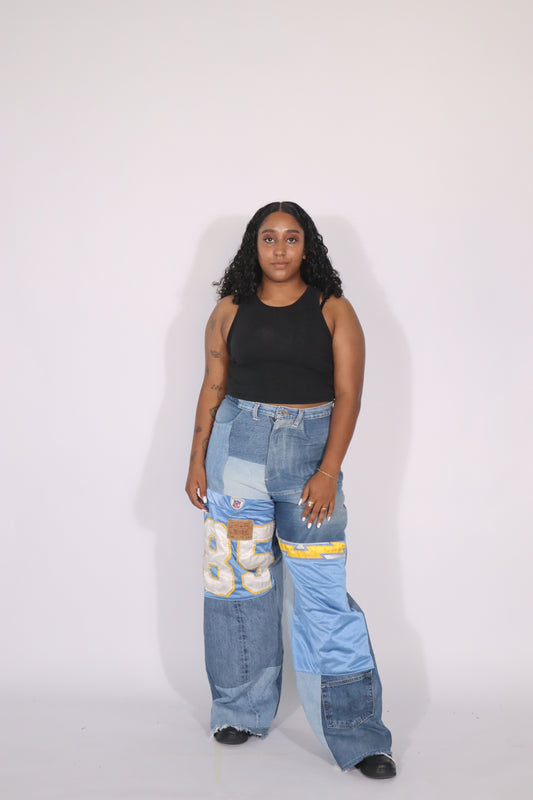 Men's Jeans blue jersey