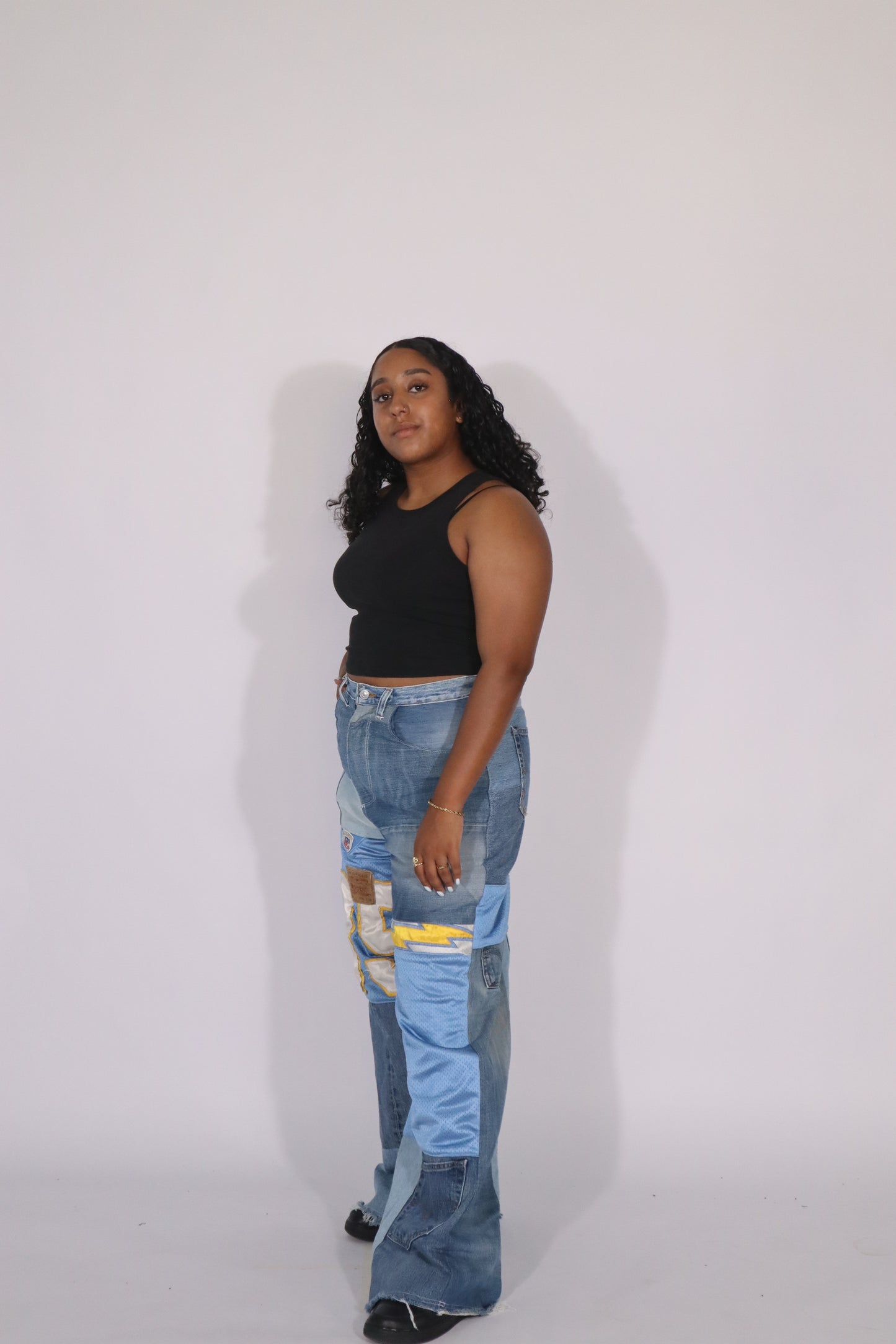 Men's Jeans blue jersey