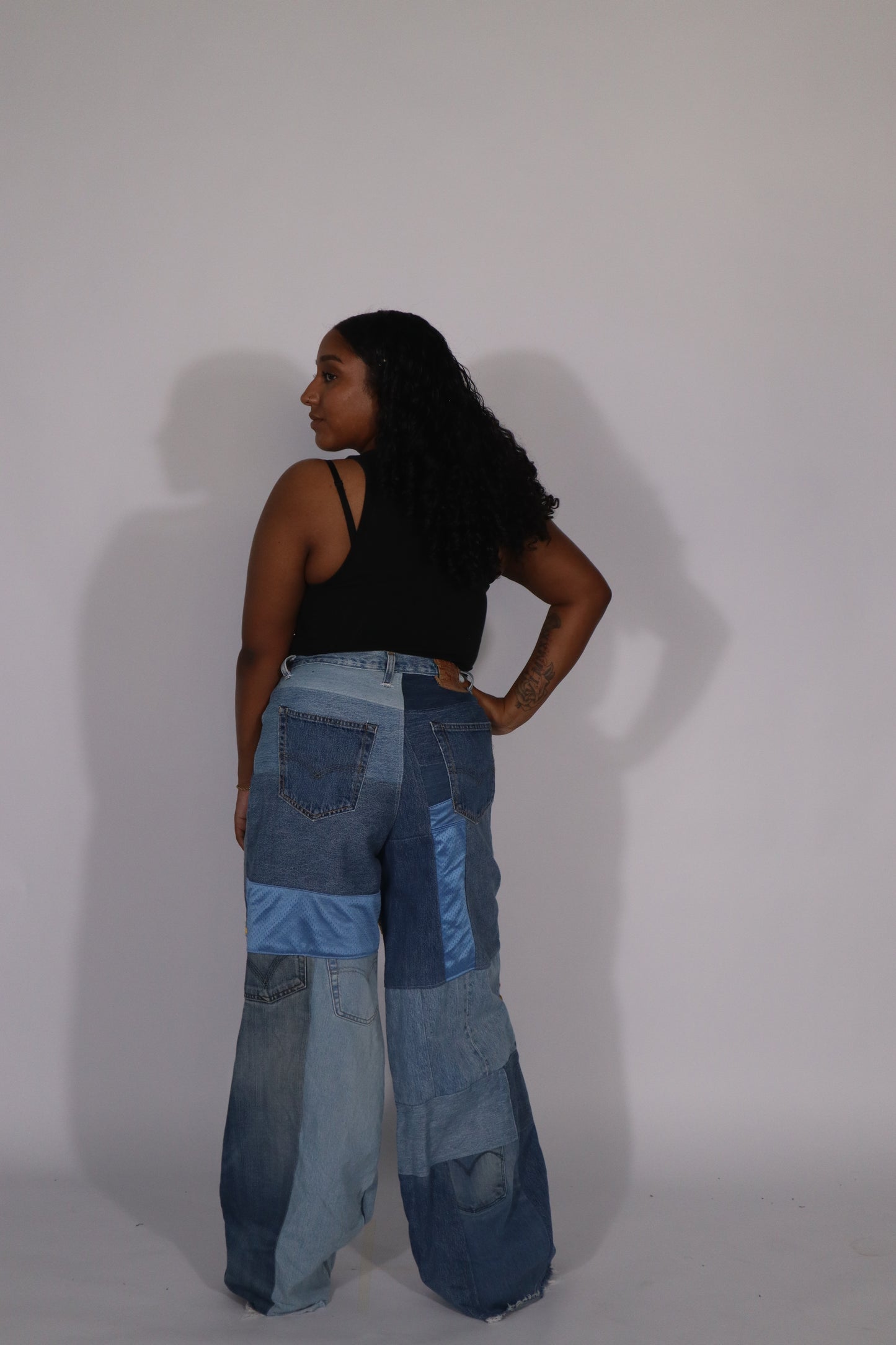 Men's Jeans blue jersey