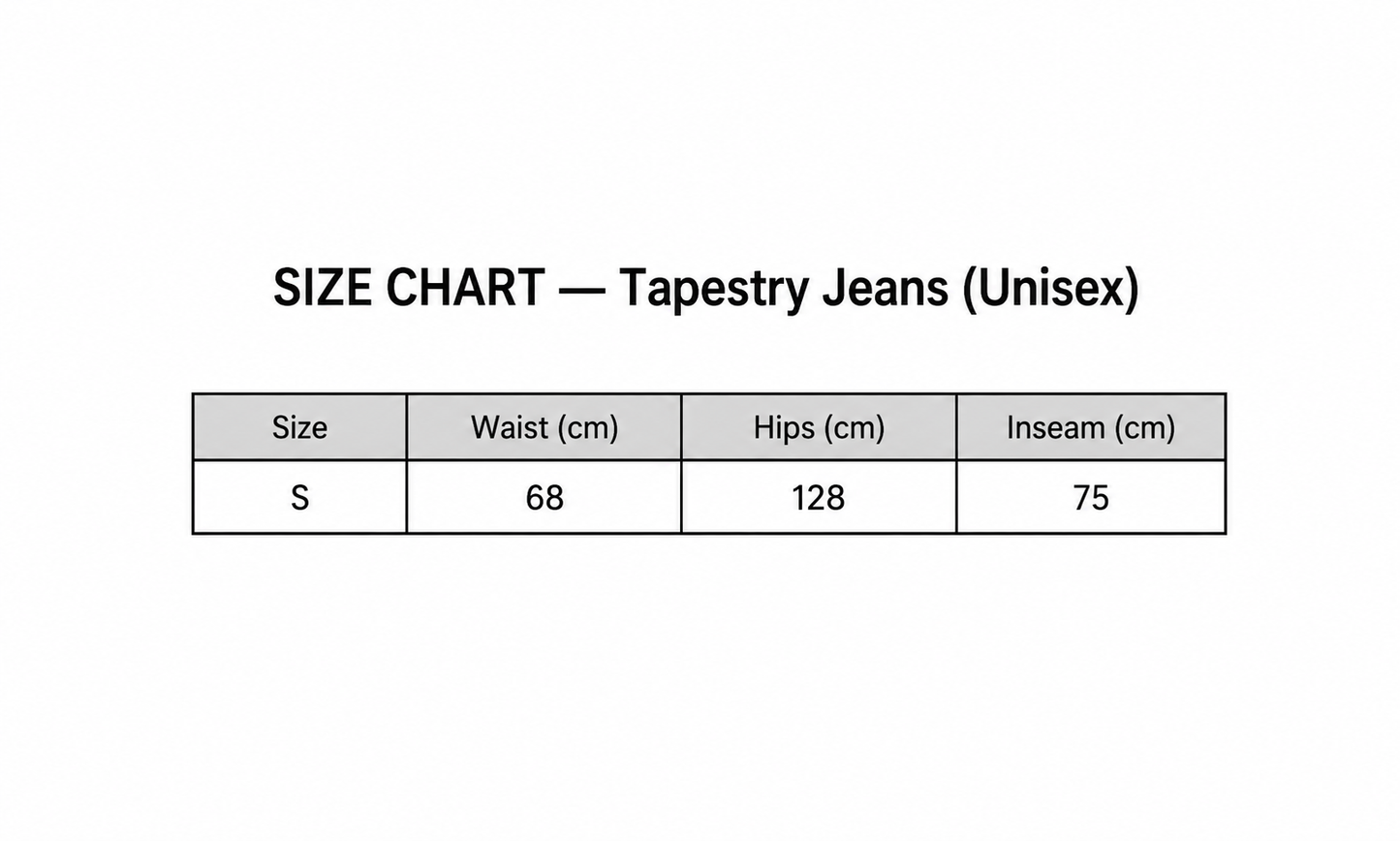 Tapestry jeans #1