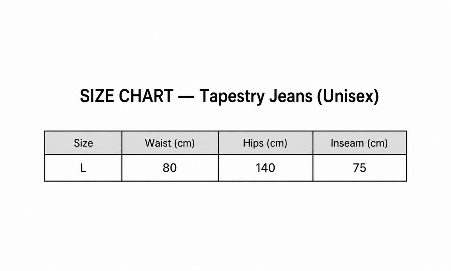 Tapestry jeans #13