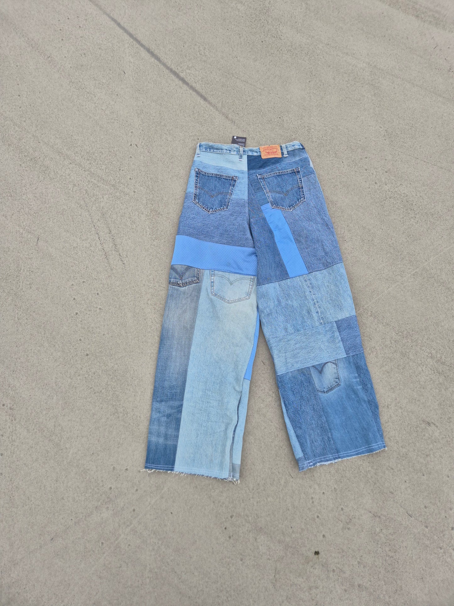 Men's Jeans blue jersey