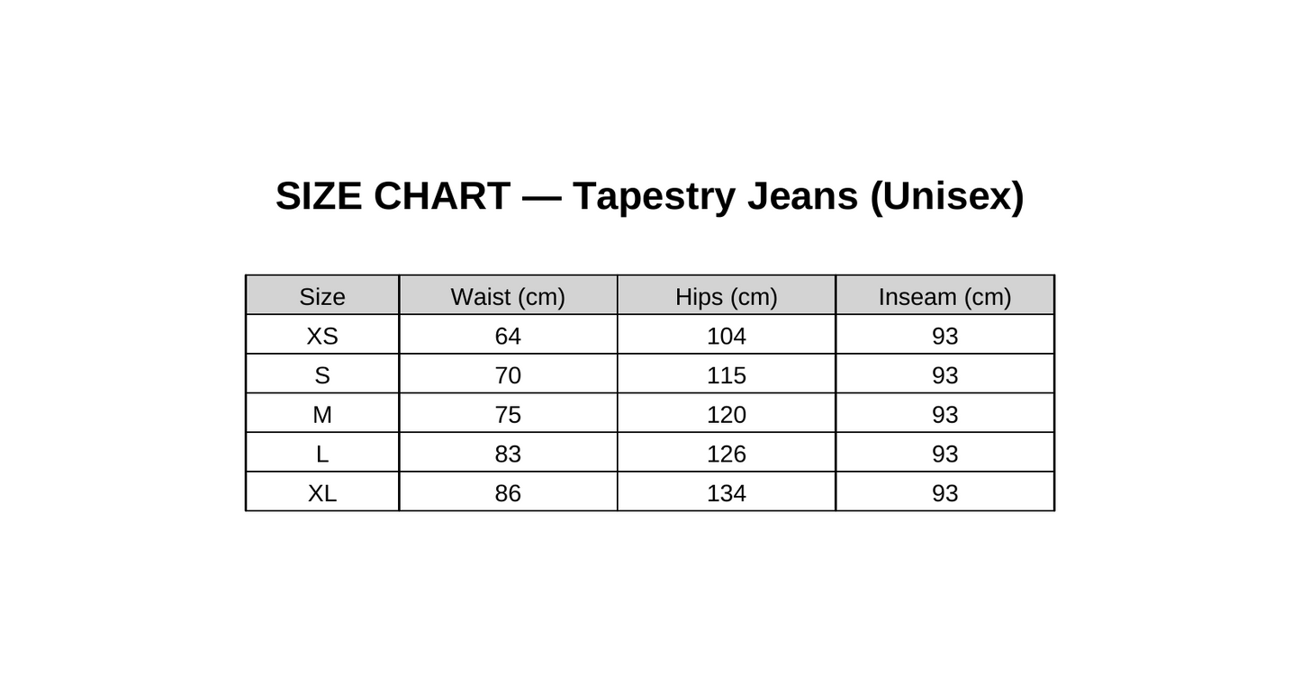 Tapestry jeans TALL #24