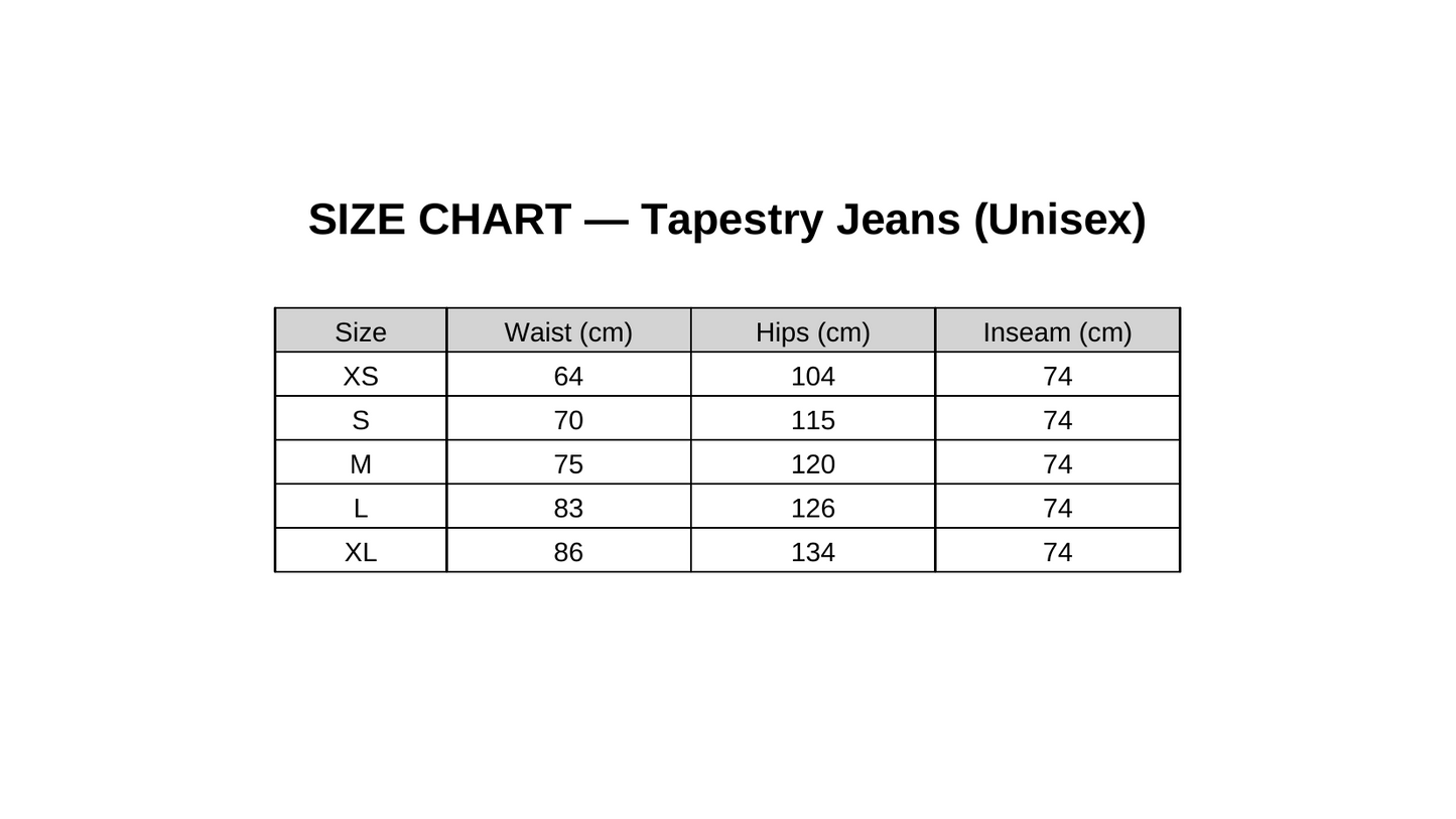 Tapestry jeans #15