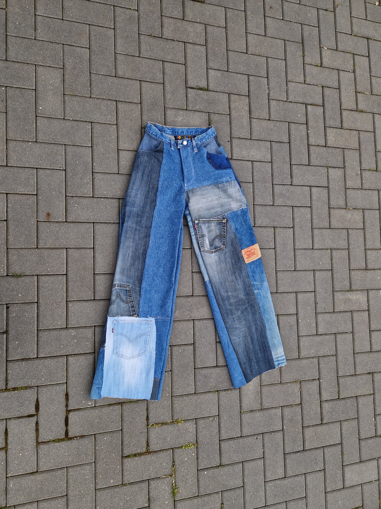 Women's jeans patchwork