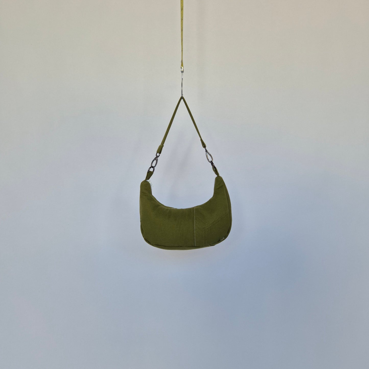 mini bag denim olive green #15