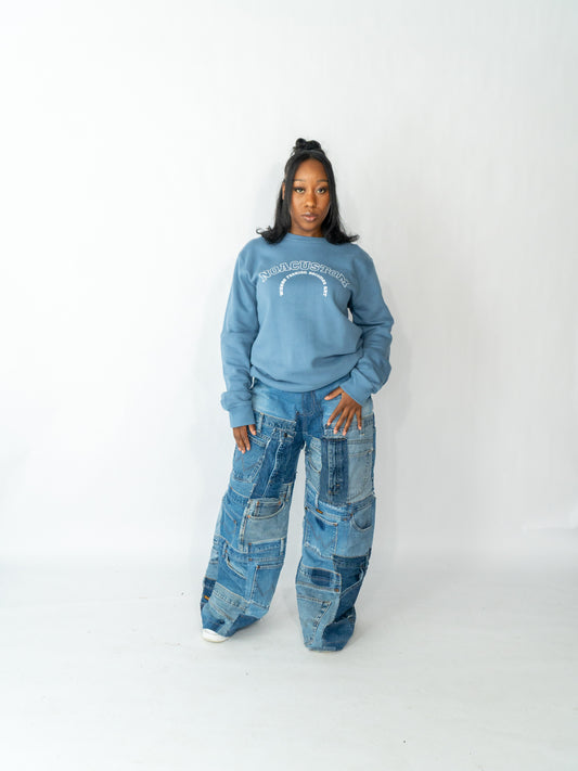 women patchworkjeans #2