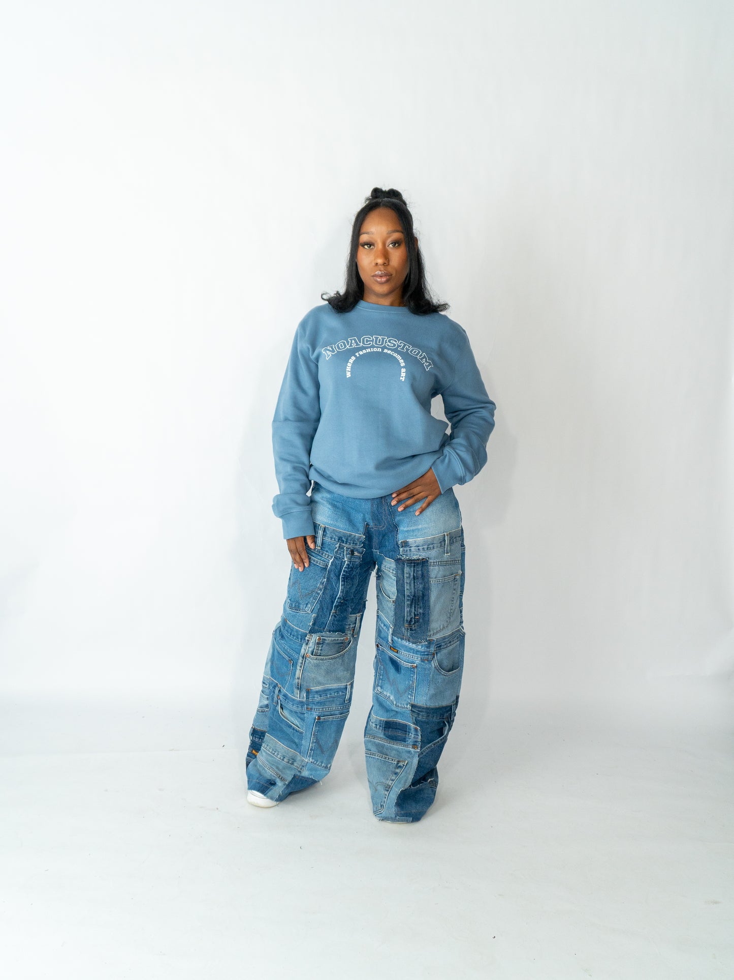 women patchworkjeans #2