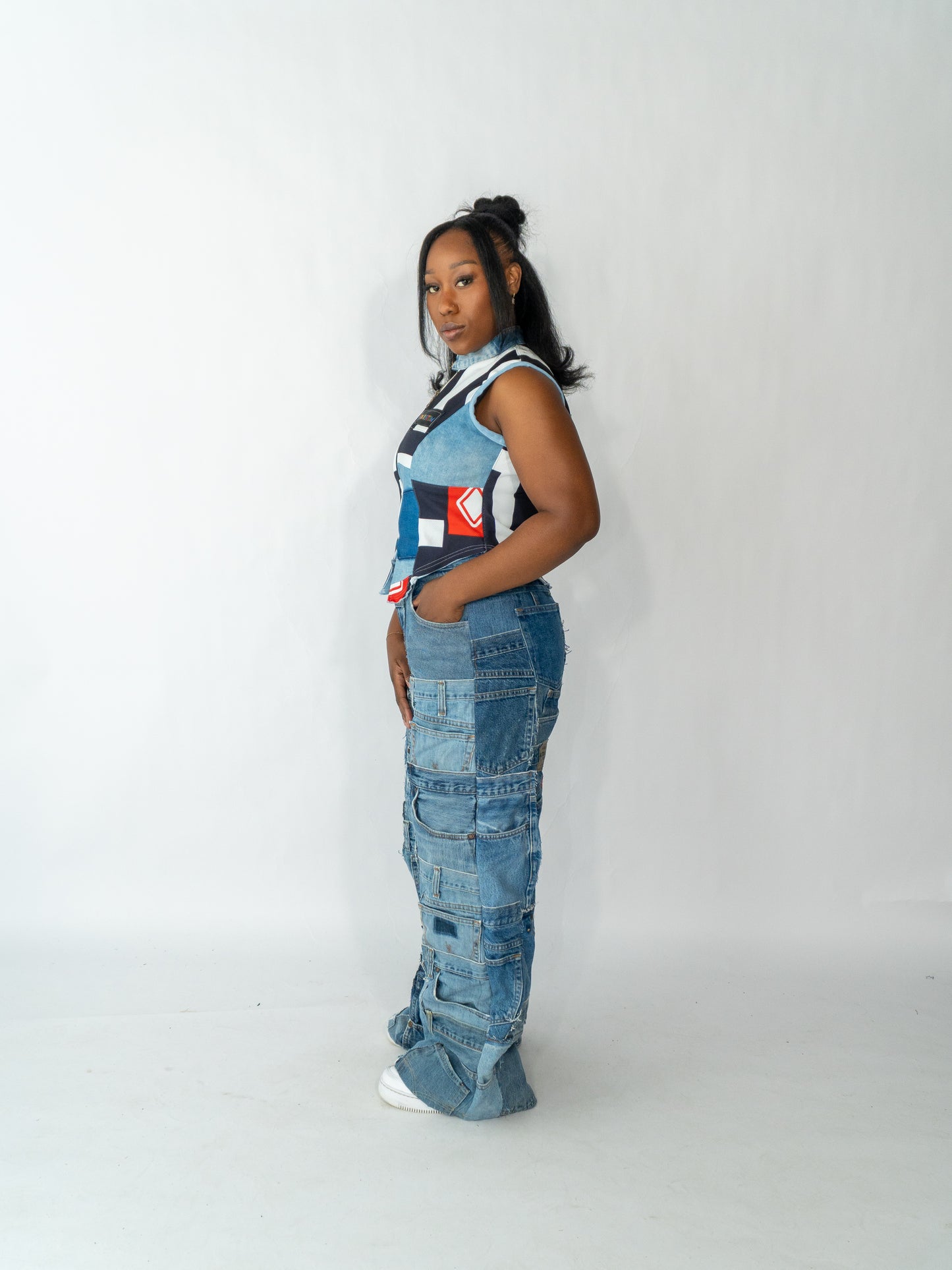 Patchworkjeans women #1