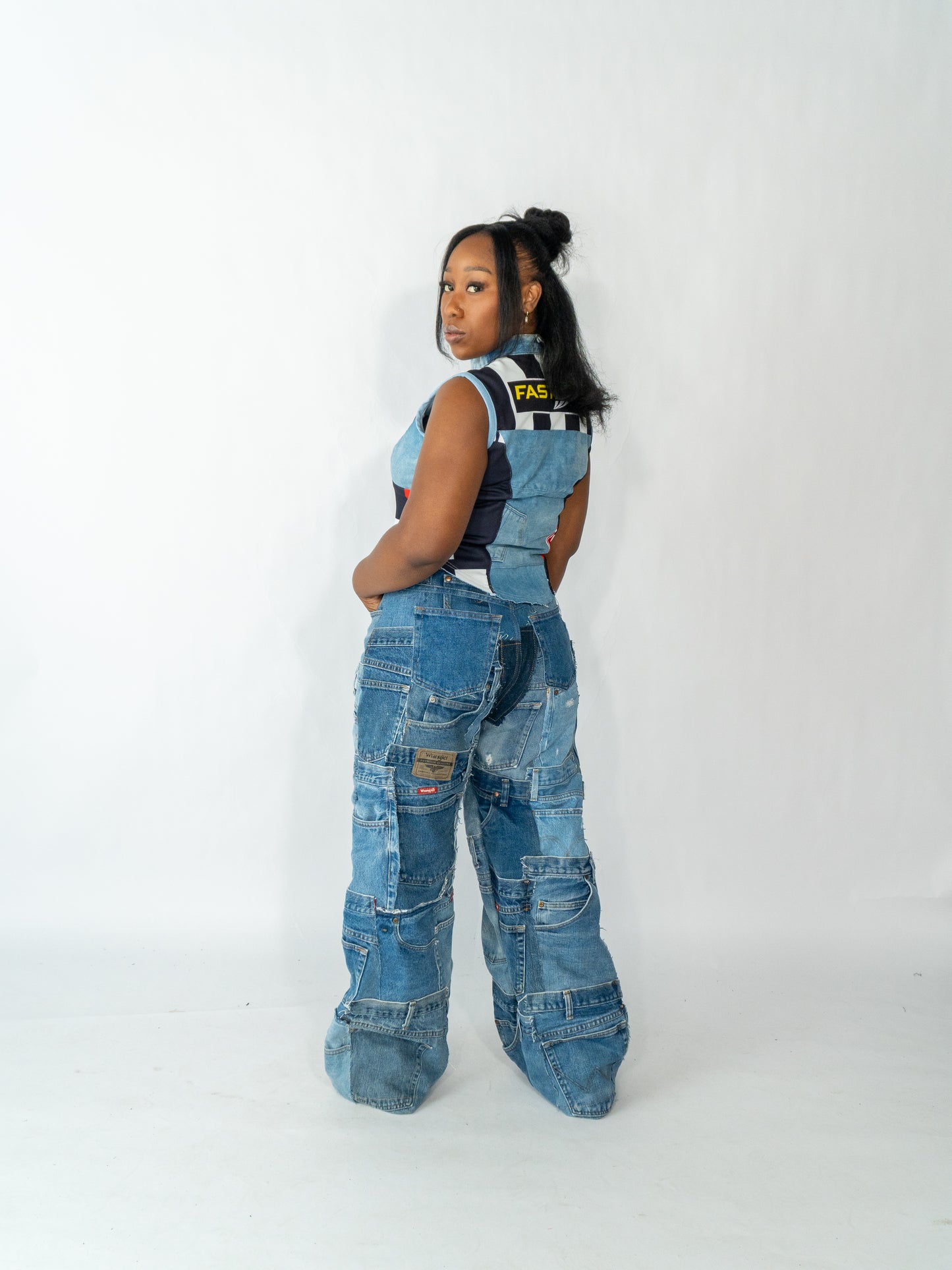 Patchworkjeans women #1