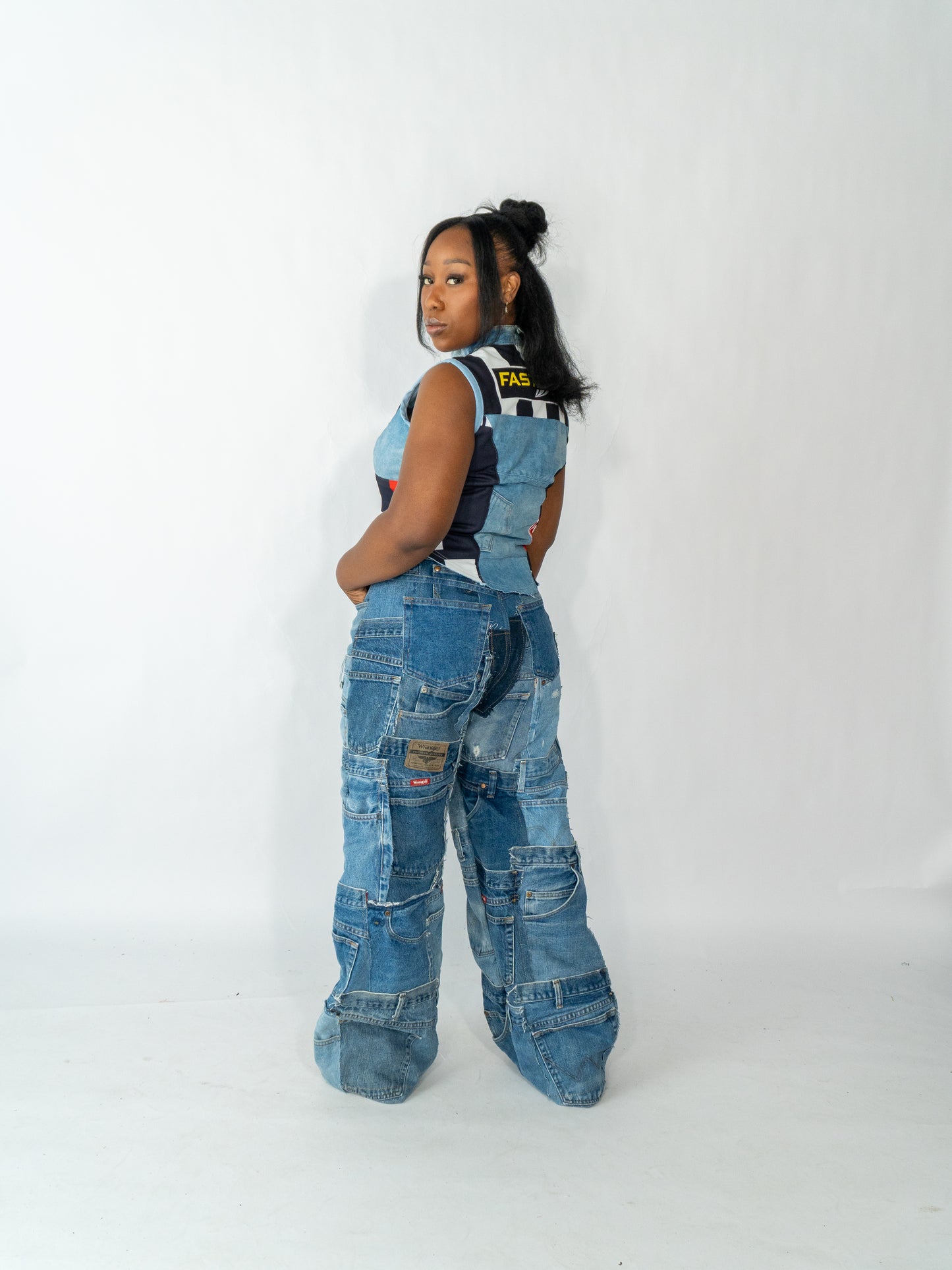 Patchworkjeans women #1