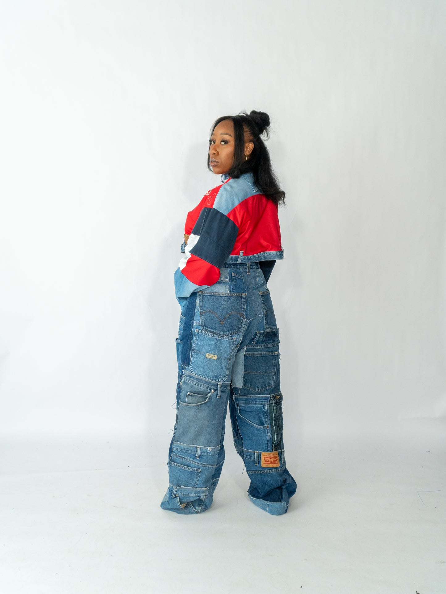 Patchwork jeans women #3