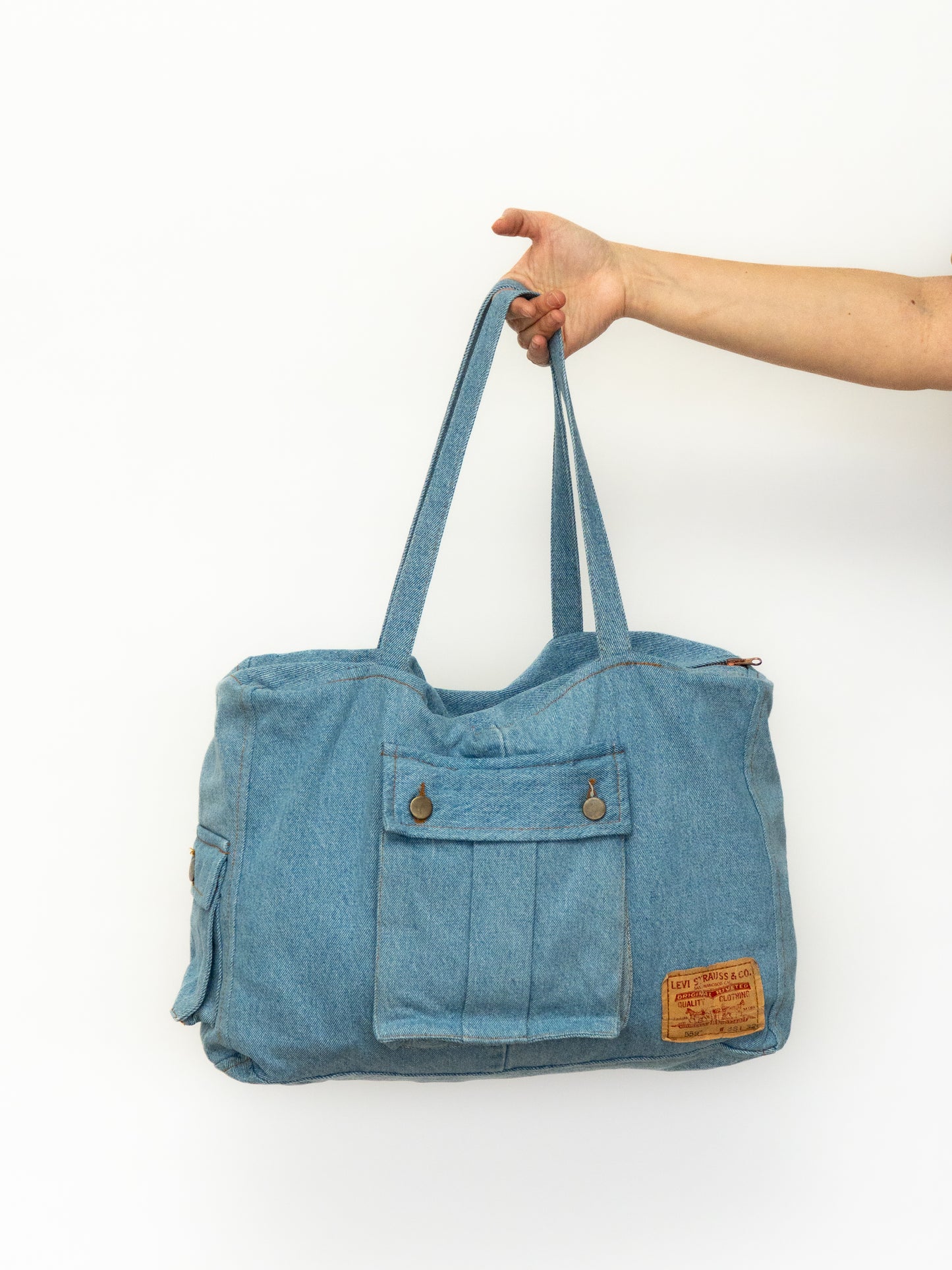 The denim duffle bag #4