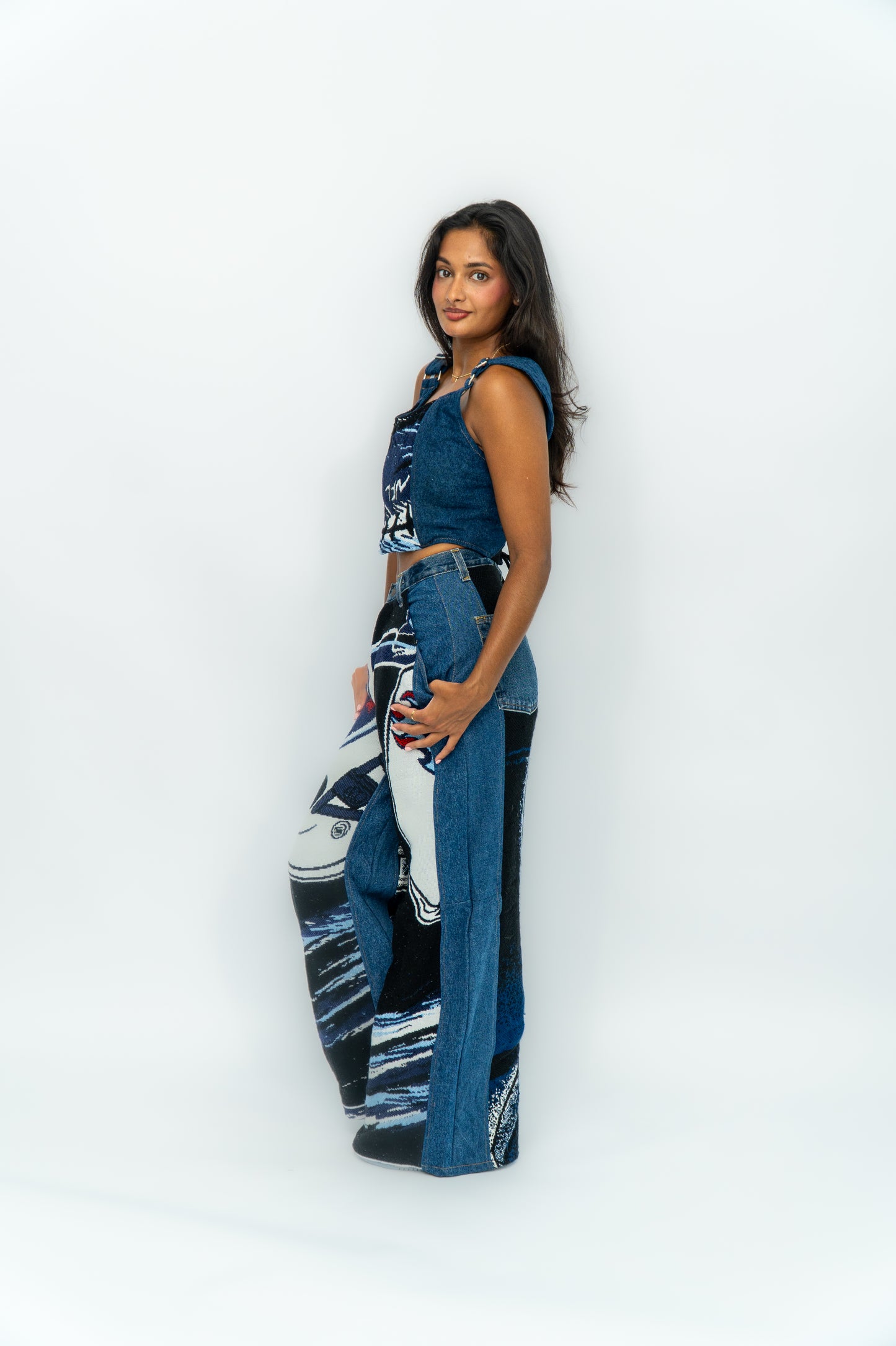 Tapestry corset top #1