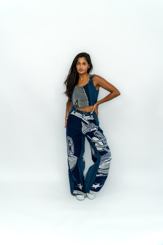 Tapestry corset top #6