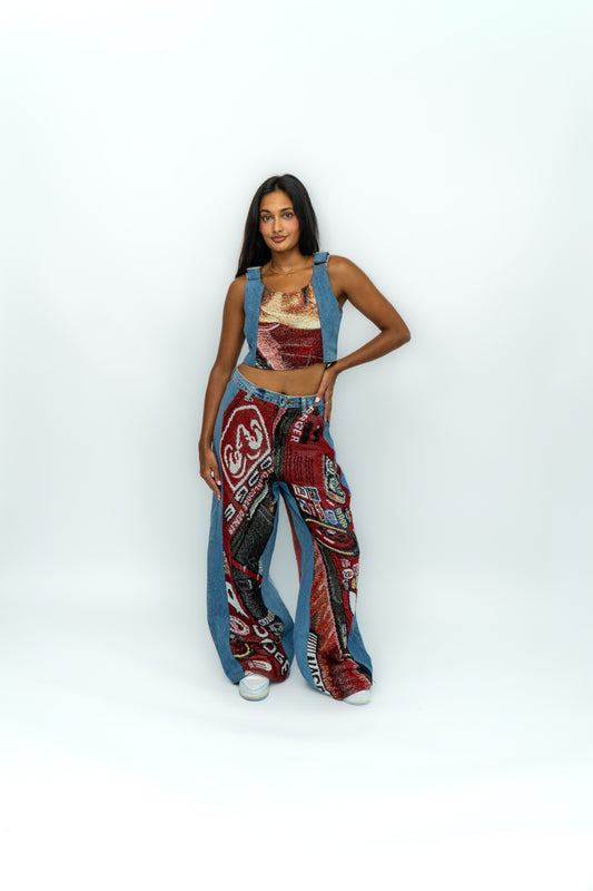 Tapestry corset top #7