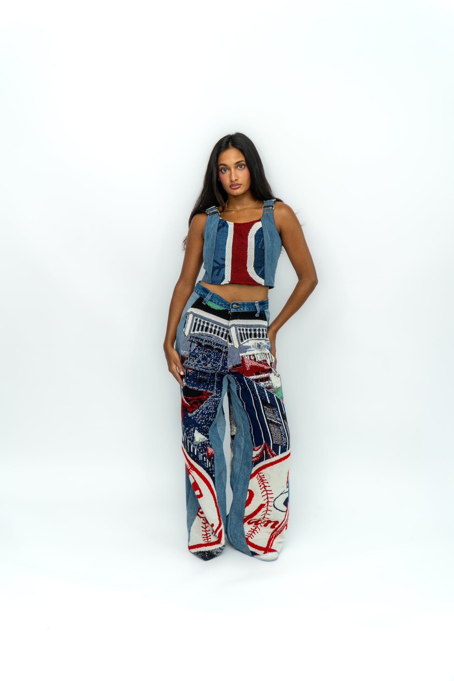 Tapestry corset top #9