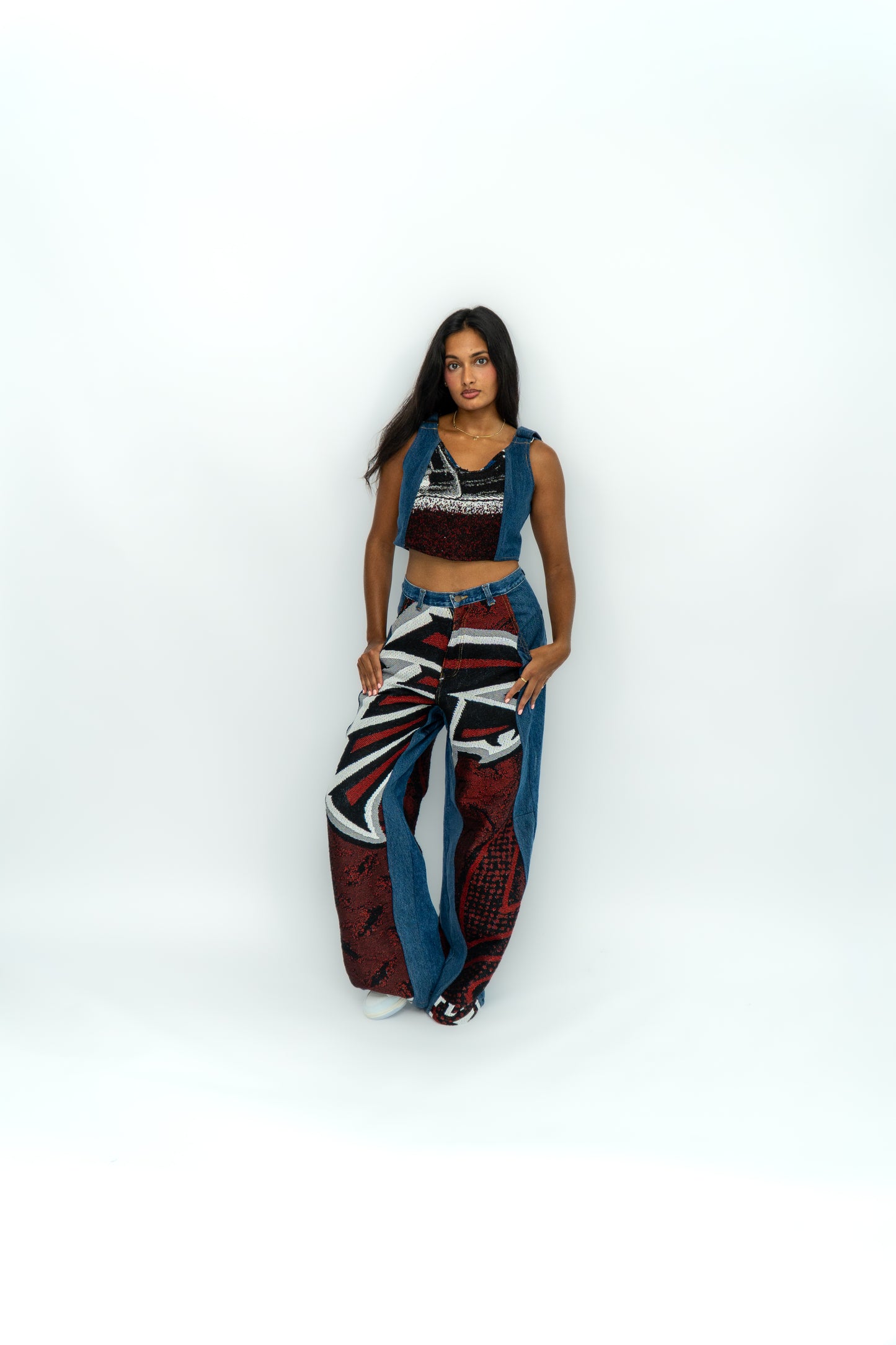 Tapestry corset top #10