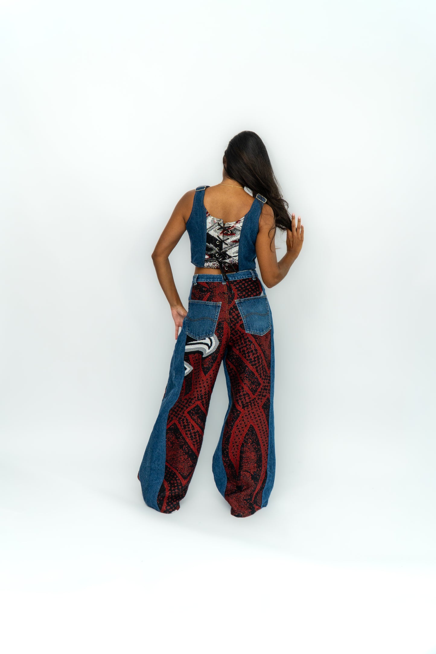 Tapestry corset top #10