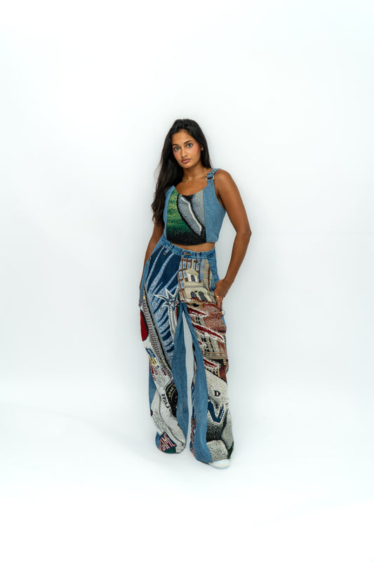 Tapestry corset top #11