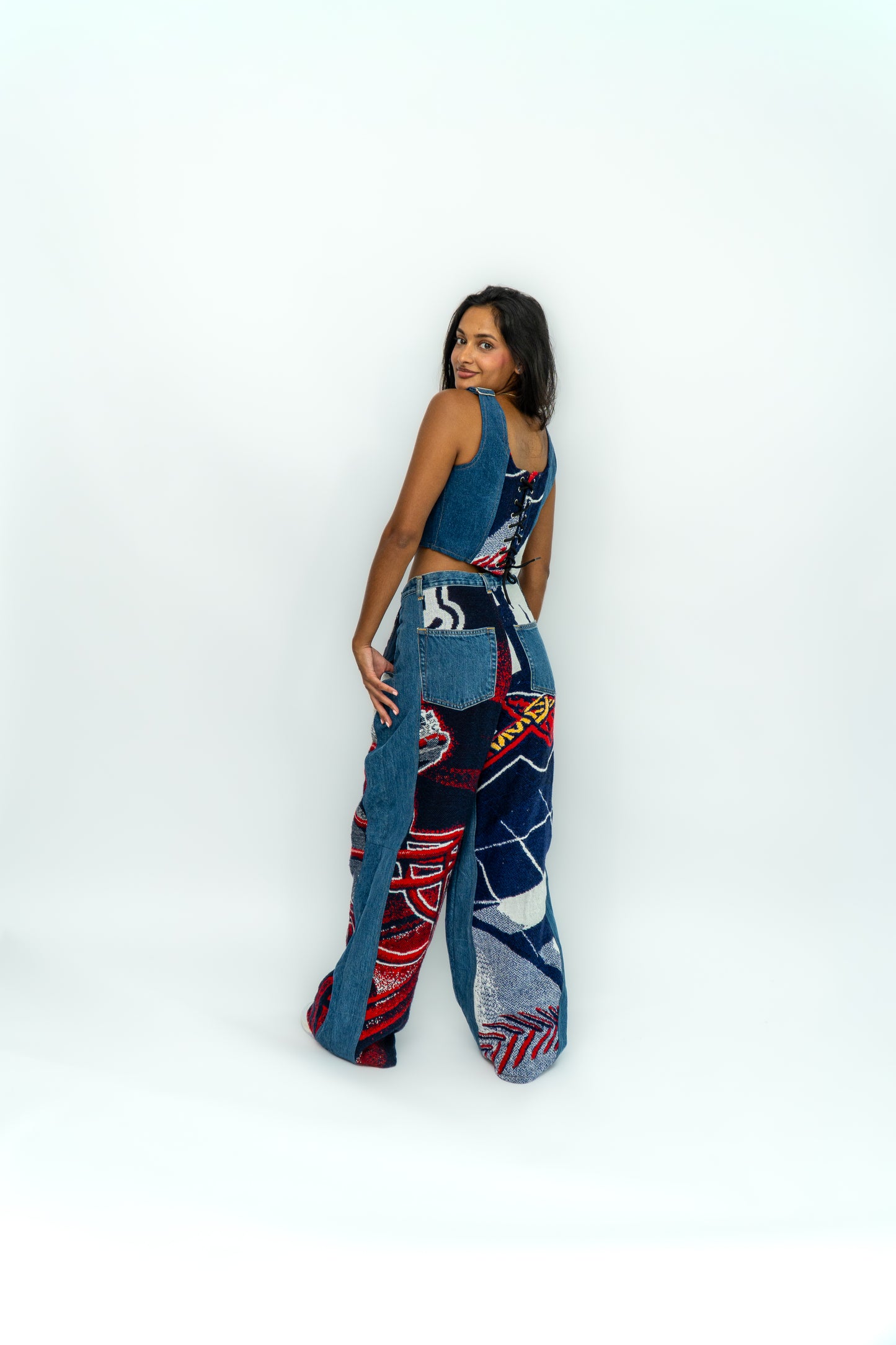 Tapestry corset top #12