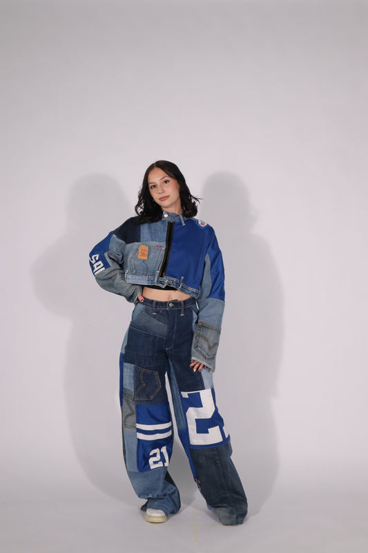 blue jacket