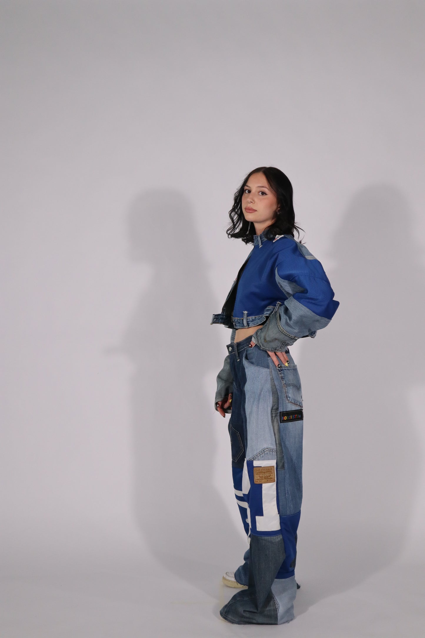 blue jacket