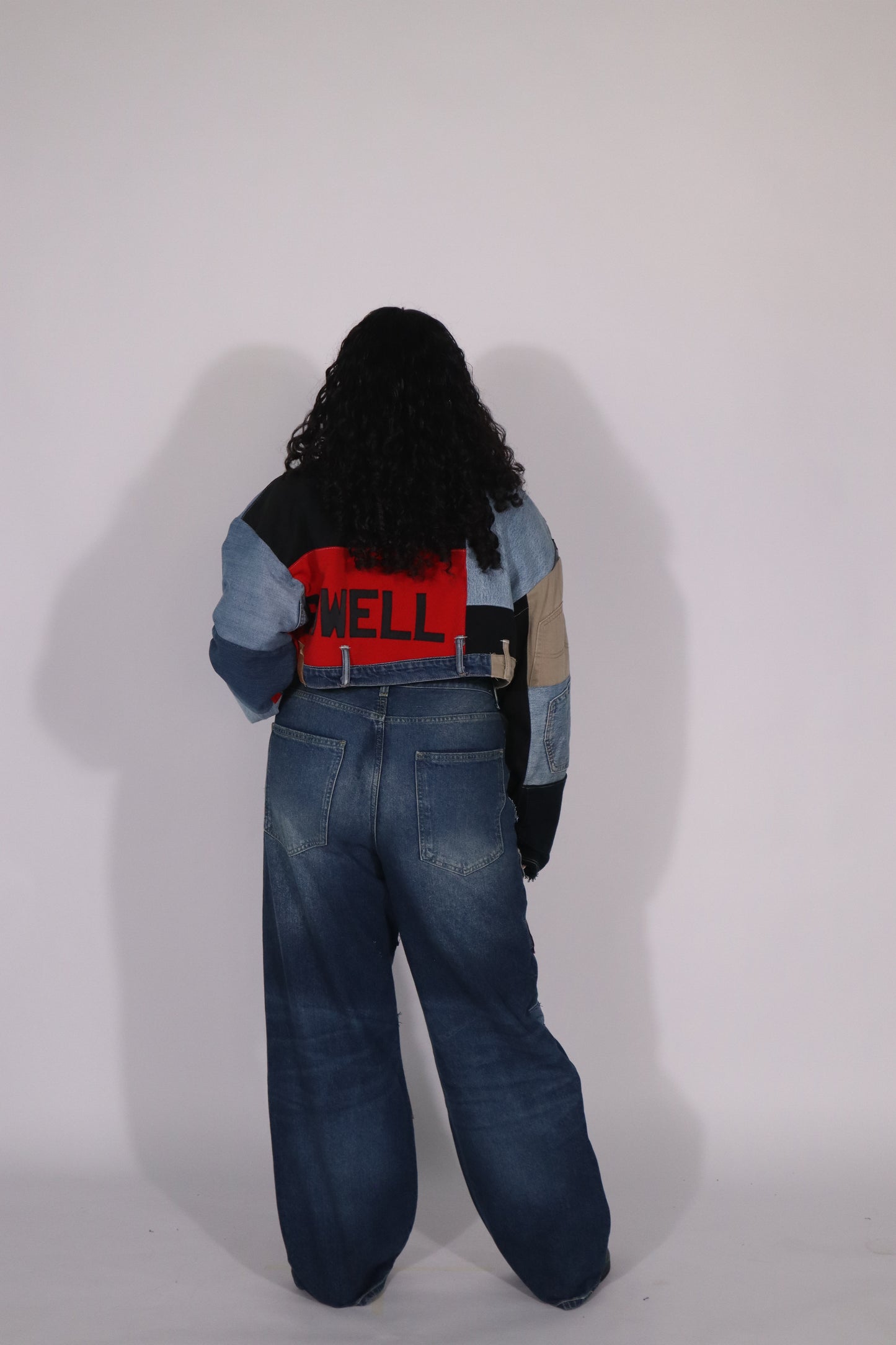 Jacket red/black