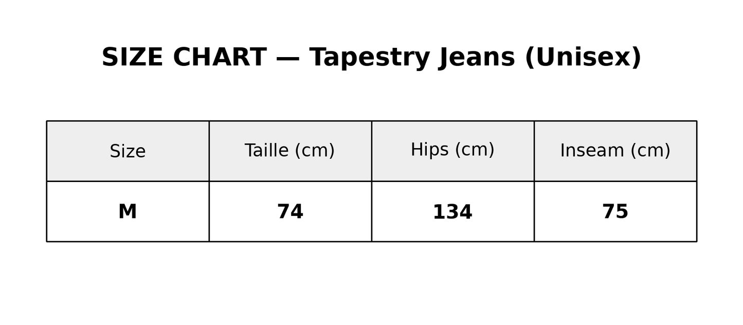 Tapestry jeans #33