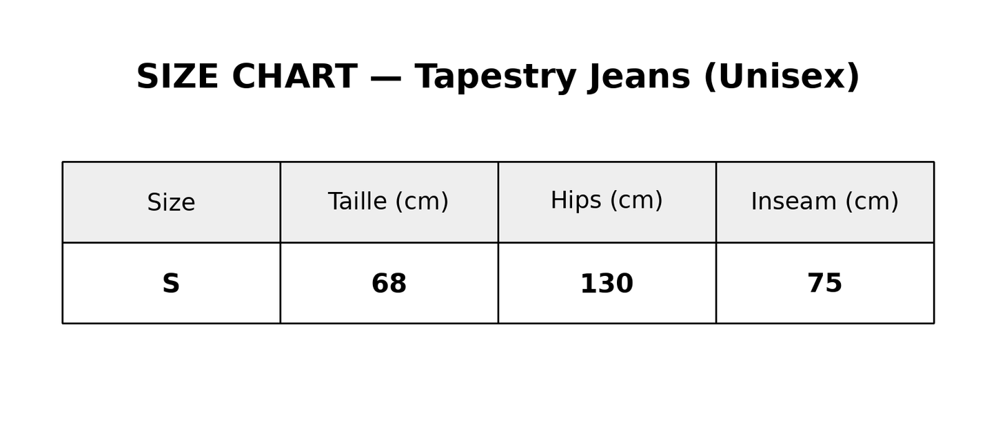 Tapestry jeans #41