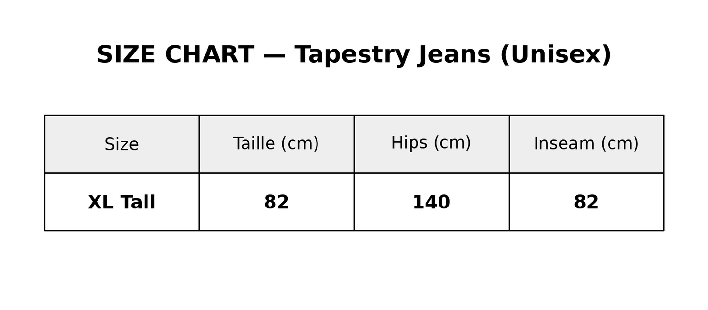 Tapestry jeans TALL #47