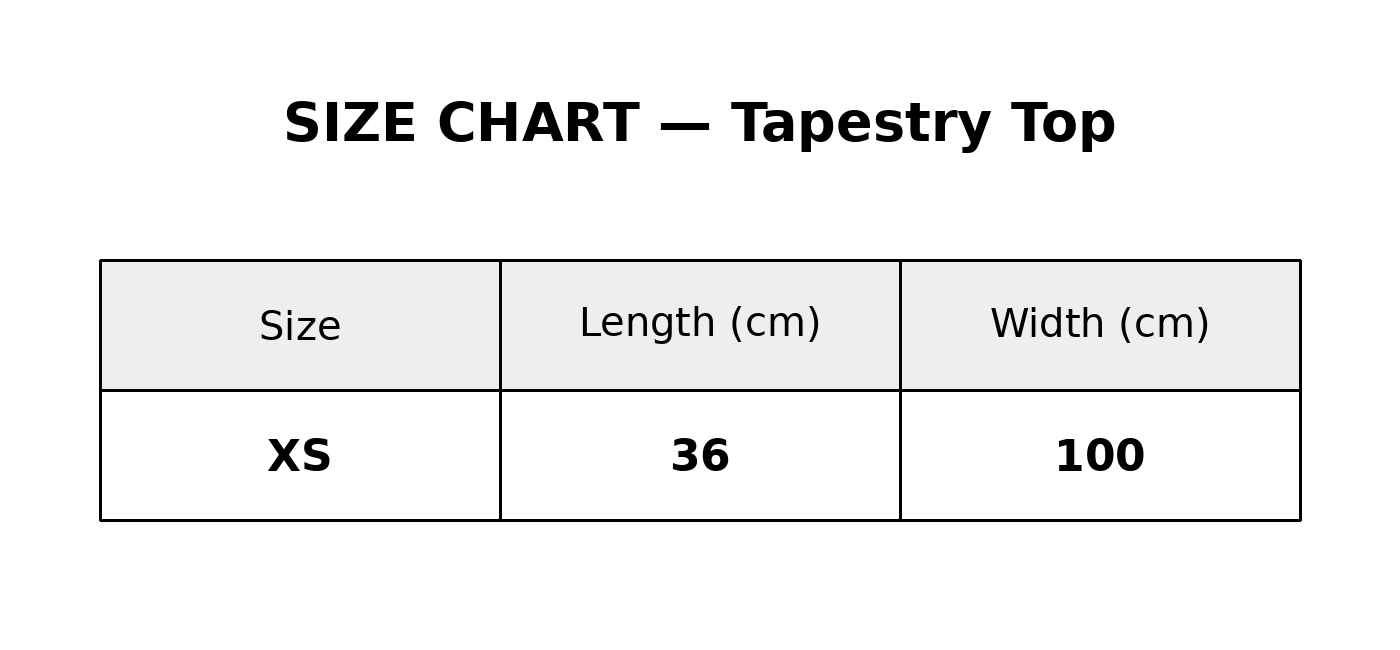 tapestry top #50