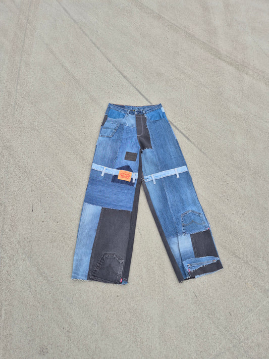 Patchwork Men's Jeans