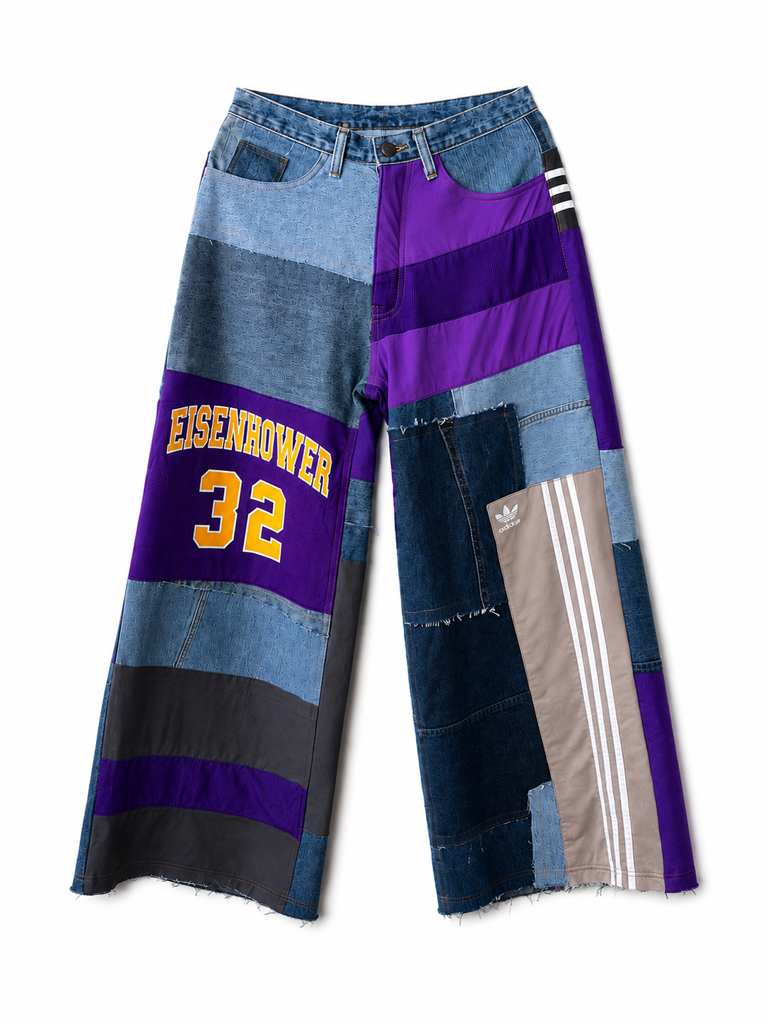 Purple/grey jeans
