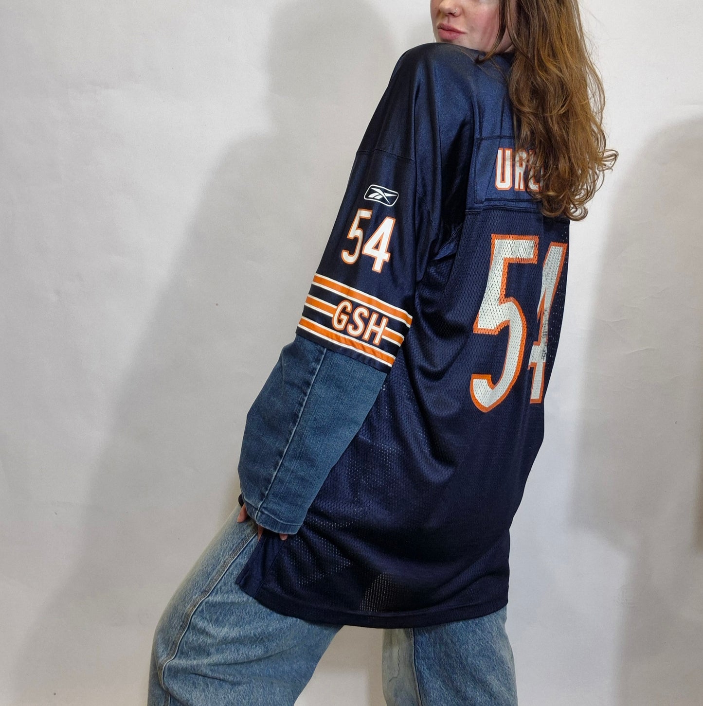 Jersey longsleeve denim