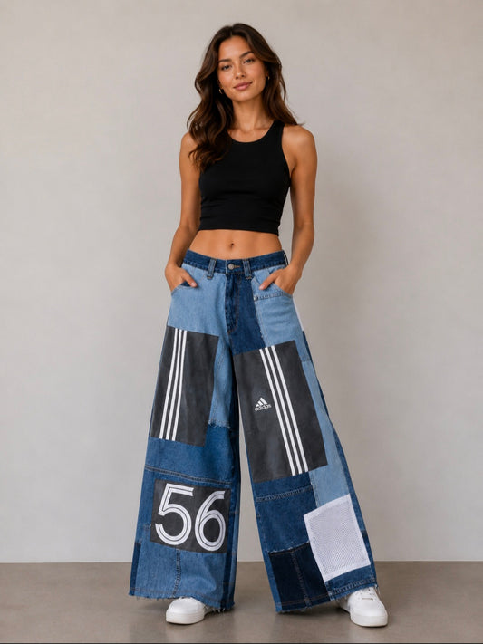 Patchwork jeans