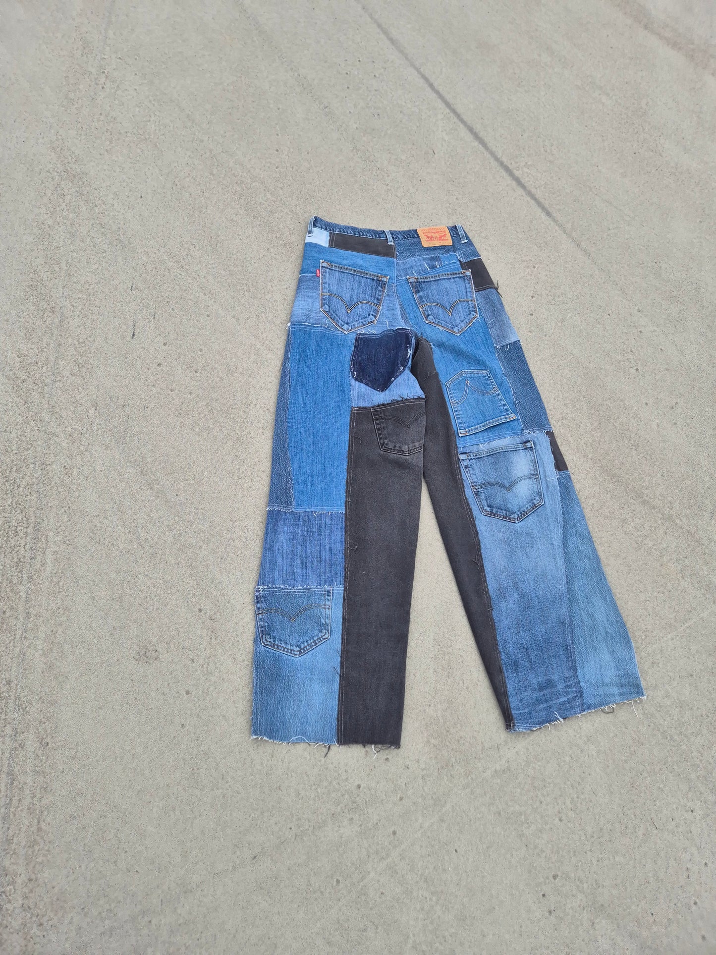 Patchwork Men's Jeans