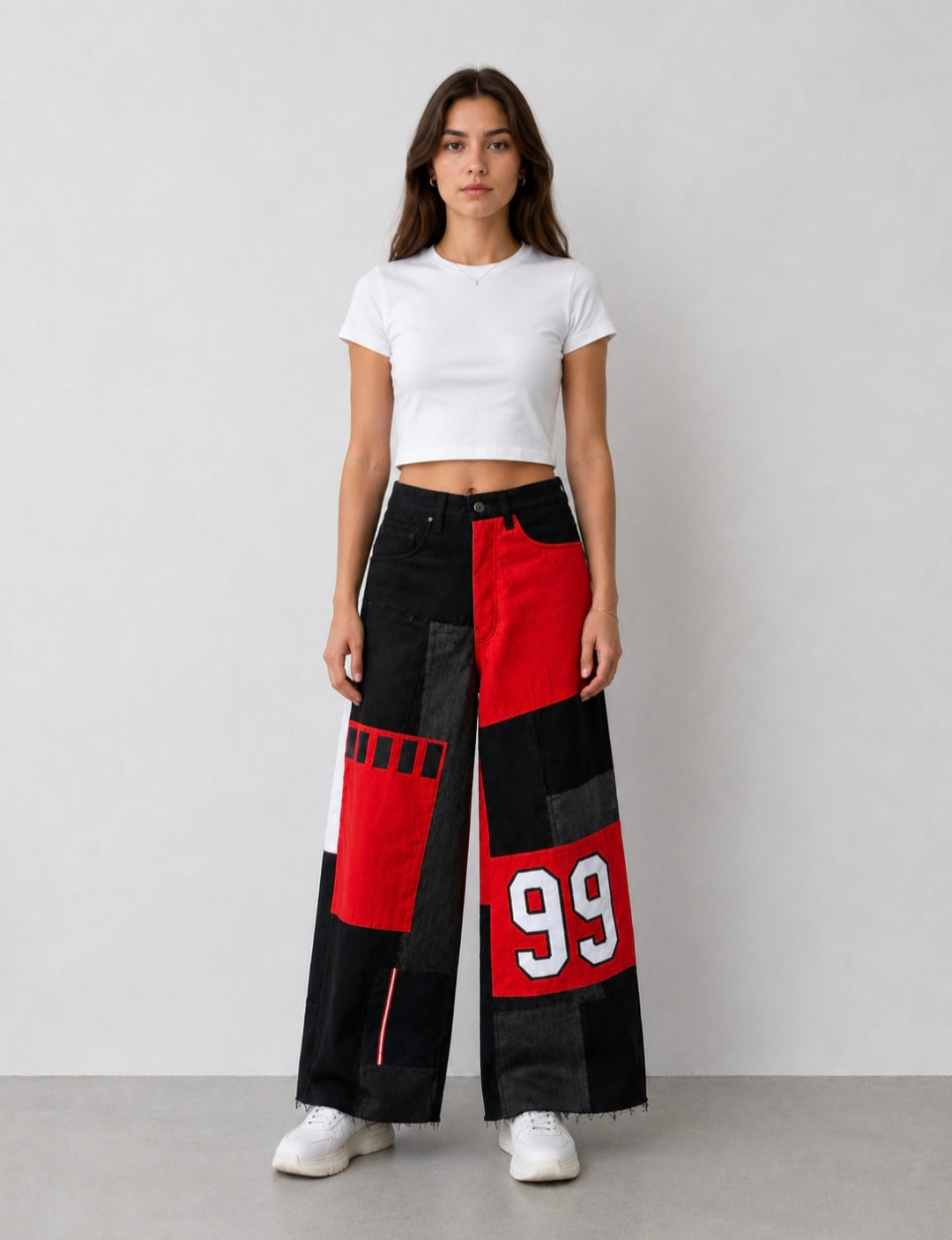 Jeans red