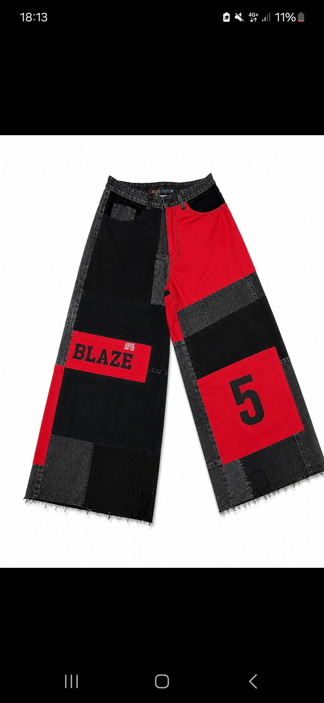 Patchwork jeans